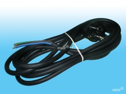 Flexo šnůra 3x1.5mm  3m  černá - 