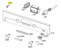Sada kontrolek trouby AEG, Electrolux - 140055005056, 140045233057