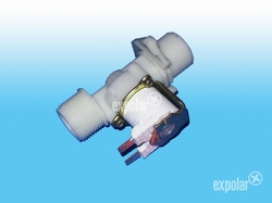 Elmag.ventil 1cs R-R 12V AC/DC L-88mm 3/4-3/4