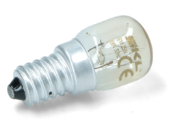 Žárovka E14 25W  300 C  sporák - E14 230v 300°C   57x26mm