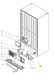 Elektromagnetický ventil vodní chladničky Gorenje - HK1927414
