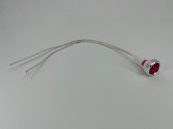 Světlo kulaté červená D-10mm 120C/230v - 