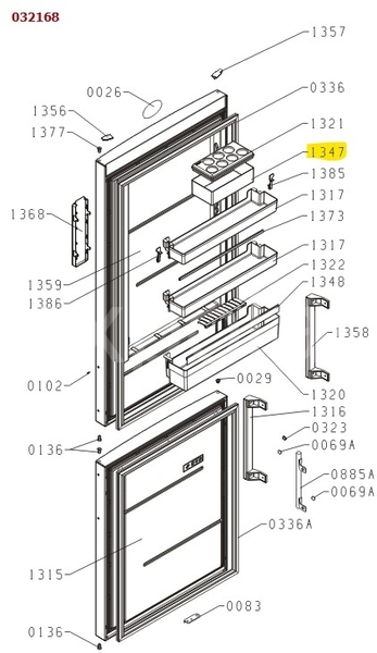 Miska půlená MultiBox do police chladničky Gorenje - 409806
