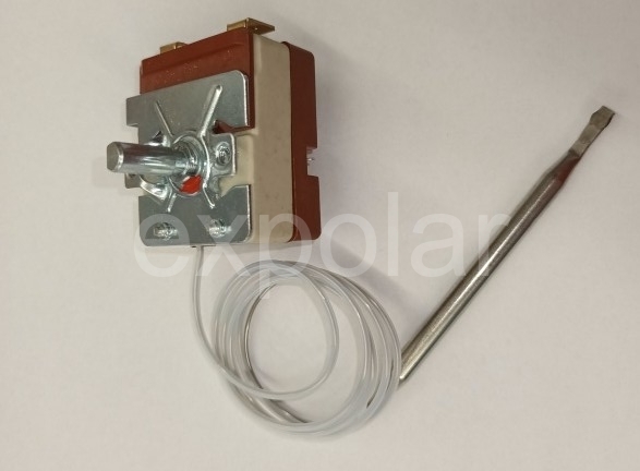 Termostat kapilární Dražice 2-kontakty - 6405636ND  230v kontakty rozpínací