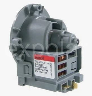 Čerpadlo motorek vypouštěcí  40w - 40w 230v Askoll vinutí CU